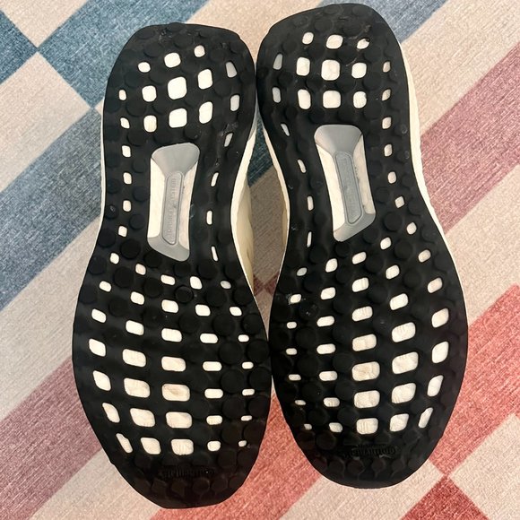 adidas Ultraboost 5.0 DNA Running Shoe Primeknit 7.5 Beige Tan Ecru Tint Glow - Picture 5 of 9